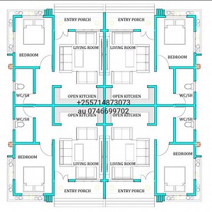 PLN.02095; BEI NI Tsh. 150,000/- (Contact: 0714 873073 / 0746699702) Urefu wa jengo = 12 metres Upana wa jengo = 12 metres #ujenzi #ramanitanzania #ramanizakisasa #Majengomazuri #ramanizabeinafu | Ramani Za Nyumba Tz