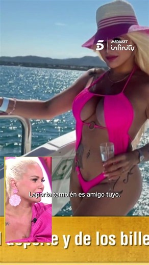 Beatriz es conocida de Joan Laporta y detalla como son sus fiestas privadas 👀💥