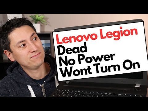 Lenovo Legion - Dead, No Power, Wont Turn On Fix !!