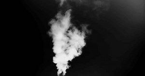 White Boiling Smoke Stream. White vapor or smoke slowly rises upwards gradually dissolving. Excellent for simulating smoking pipes. For example, geysers, steam locomotives or steamers, etc.