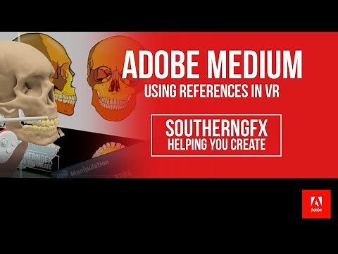 Adobe Medium - using reference images in VR