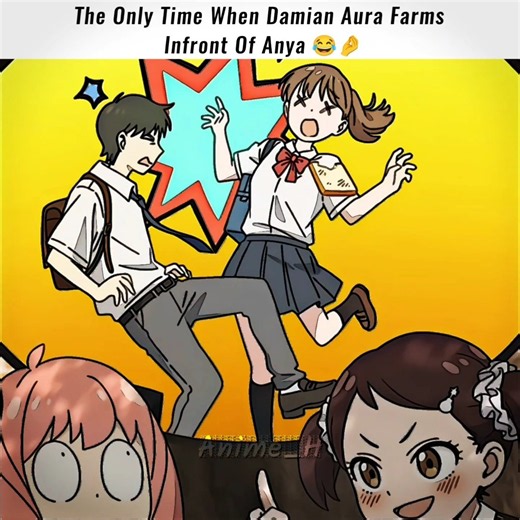 Bro Finally Got To Aura Farm 💀😂 | Spy x Family #anime #spyxfamily #damiandesmond #anya #damianxanya
