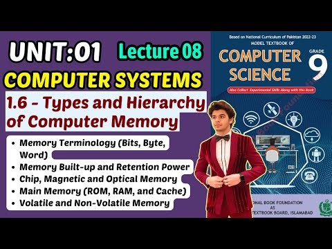 Types & Hierarchy of Computer Memory | Chapter 1 Computer Systems | Class 9 Computer Science Federal
