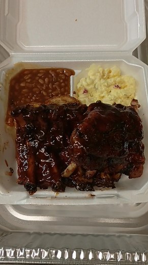 They on the menu today come on down get you some also got barbecue polish and barbecue hot dog | Percy Thomas