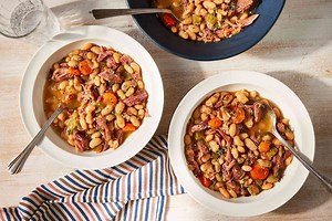 The Easy Ham-And-Bean Soup That Makes The Most Of Leftover Ham