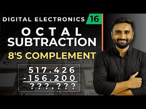 Octal subtraction using 8's complement method
