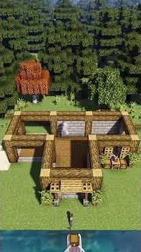 "Beautiful River House in Minecraft 🌊🏠 | Fast Building by the Water"