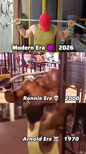 Modern Vs Old School - Lat Pull Down #oldschool #ronniecoleman #arnoldschwarzenegger #viral