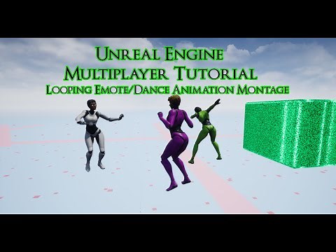 UE5 Tutorial Multiplayer Emote System - Looping Anim Montage