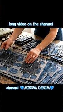 DIY / patchwork / upcycling #oldjeans #diy