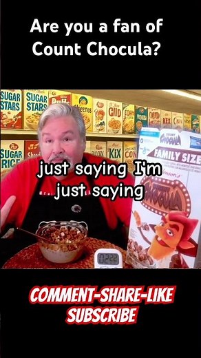 If you’re not a fan of Count Chocula there’s something wrong with you. #youtubeshorts