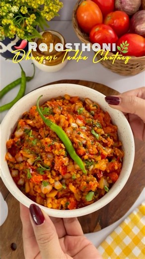 Rajasthani Chutney Recipe 🔥 | Once You Try This, You’ll Make It Every Day #shorts #chutney #viral