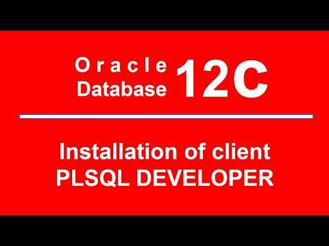 Oracle SQL PLSQL 12C Tutorial 2 How to Install PLSQL Developer Oracle Client on Window 8 and 8 1