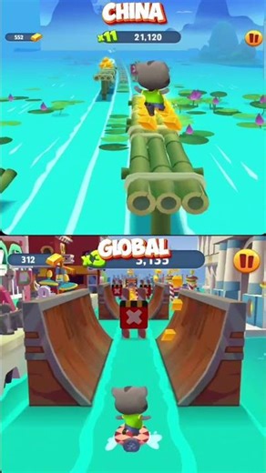 Gold Run: Chinese vs Global - The REAL Difference! #shorts