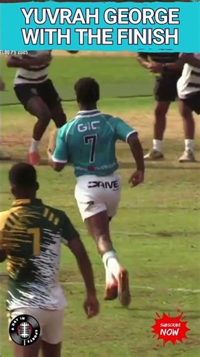 Yuvrah George shows off speed and stepping with brilliant try