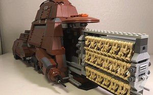 【砌砖小哥】MOC教程 - Trade Federation MTT 7662升级改造版