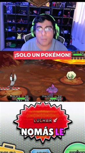 ¡Solo le queda un Pokémon! ¡La emoción al máximo! #shorts