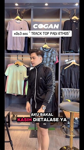 k0d3 brg “ TRACK TOP PADI RTM05“ #fypシ゚ #outfit #ootd #coganstore