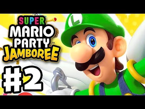 Super Mario Party Jamboree - Full Game Walkthrough Part 2 - Roll 'Em Raceway!