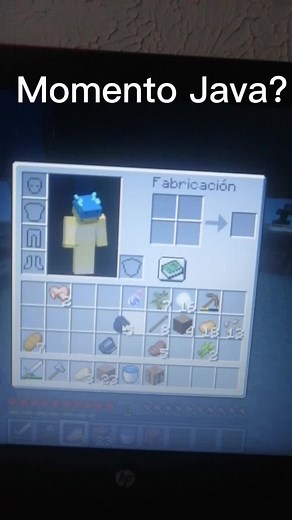 Minecraft Crafting Menu Showcase in Java Edition