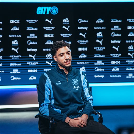“I always dreamt of being at a Club like this… my dreams are becoming a reality” 💬 Watch Omar Marmoush's first City interview 🎙️ | Manchester City