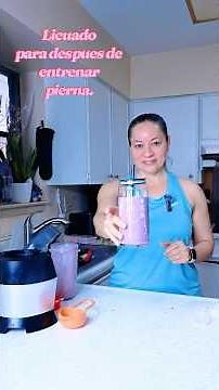 Delicious smoothie to regain energy after exercise