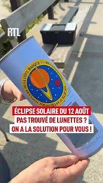 The August 12 solar eclipse: couldn't find glasses? We have the solution for you!