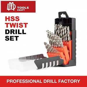 [Hot Item] 25PCS HSS Twist Drill Bits Set with Metal Box