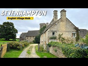 Small English Village Walk - Population Of 282 people !! || Sevenhampton, English Countryside