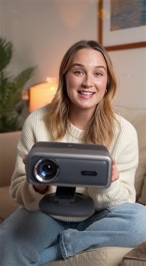Transform Your Movie Nights with the Vistal Portable Projector