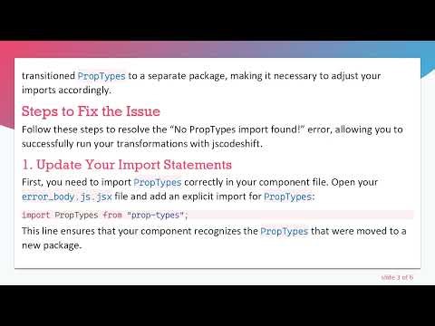 Fixing JavaScript Transformations Errors When Using jscodeshift in React Applications