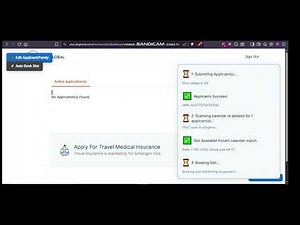 VFs auto booking Appointment bot