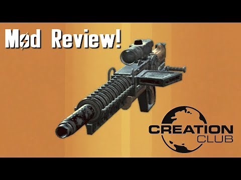 Fallout 4 Prototype Gauss Rifle Creation Club mod review!