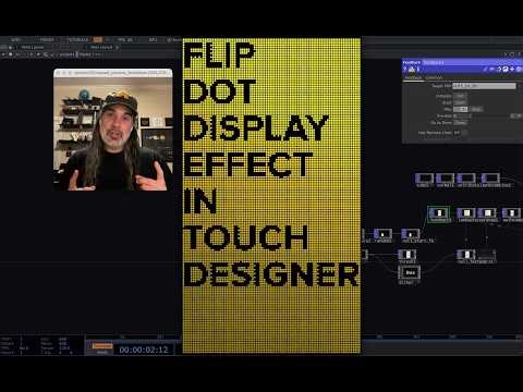 Build a Virtual Flip-Dot Display in TouchDesigner