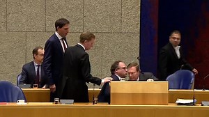 Moment Dutch Health Minister collapses in parliament due to 'fatigue'