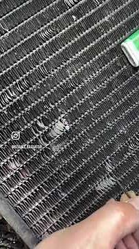 倒れたフィンの起こし方 #ラジエーター #ラジエーター修理 #ラジエター #radiator #radiatorrepair