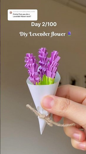 Day2/100 Diy easy flower #diy #flowers