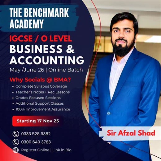The Benchmark Academy Harley Street Campus | 🎓 Benchmark Academy is pleased to announce the commencement of O Level & IGCSE Business, Economics, and Accounting batch starting 17th... | Instagram