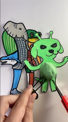 TRIPA TROPA TRALALA LILIRILA TUNG TUNG and Gog The Alien green dog pregnant transformation part 2