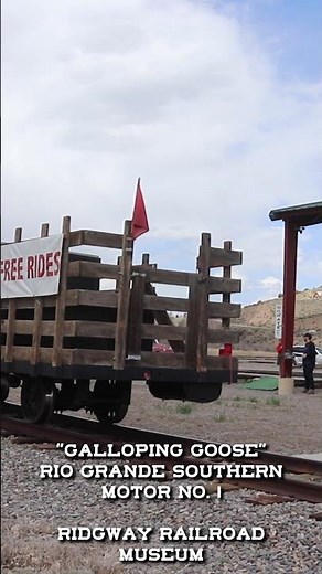 The First Galloping Goose! RGS 1 at the Ridgway Railroad Museum #railroad #gallopinggoose #train