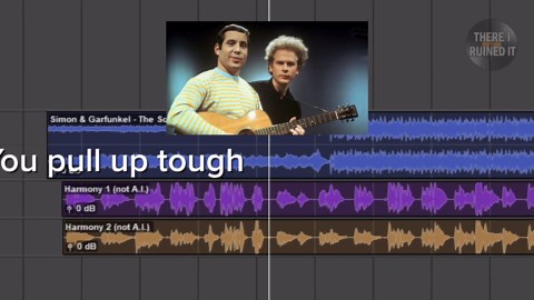 I recorded "Baby Got Back" in the style of Simon & Garfunkel