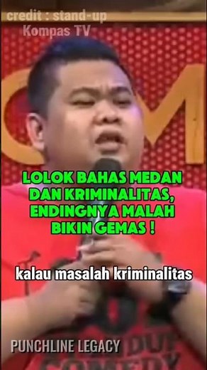 LOLOK BAHAS MEDAN DAN KRIMINALITAS, ENDINGNYA MALAH BIKIN GEMAS !