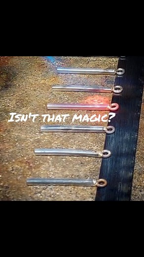 Goldsmith Unique Jewelry on Instagram: "This one deserves a replay! I made this video two years ago, when I was making a silver chain, and it still fascinates me every time I see it! It's almost like magic, don't you think? I've placed the jump rings on an old steel saw blade in order to have them at the right height. There's also a small amount of silver solder between each ring and rod. When heating the silver rod, the solder melts and moves towards the heat, dragging the ring with it. And the