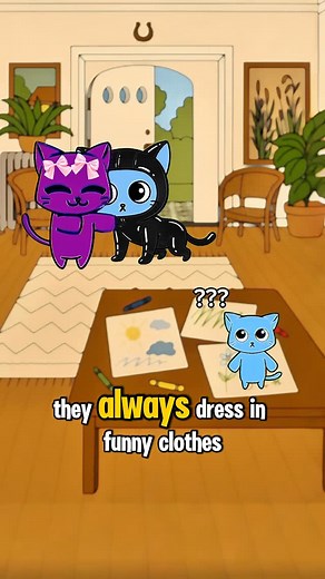 momo the cat on Instagram: "my auntie has a playroom  #animation #digitalart #catmemes #funnysong #silly #fyp"