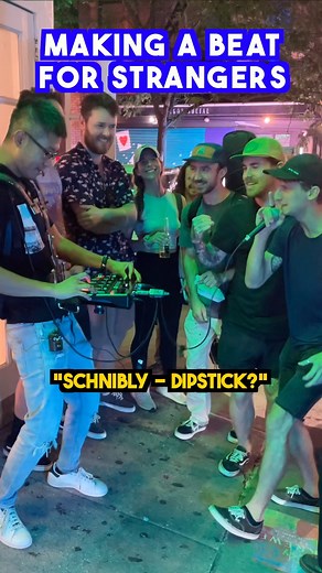 Making a beat with 10 strangers LIVE! 😂🔥 I asked this random group of strangers to say a phrase on the mic so that I can remix it into a beat by beatboxing into a loopstation! | Sung Lee