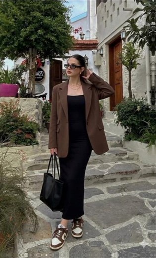 Effortless Chic: How to Style a Black Bodycon Dress 🖤 #fashion #minimalstyle #dress #style