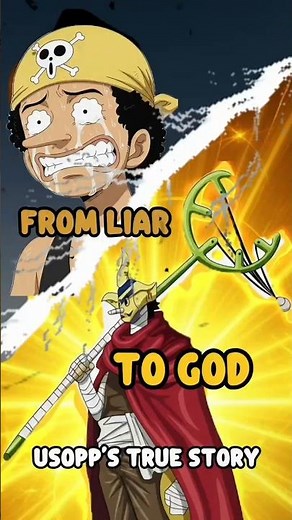 Usopp Became A GOD By LYING?! 😱 The DARKEST One Piece Truth #usopp #onepiece