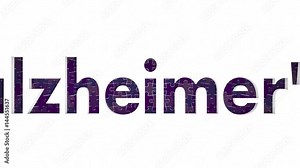 Alzheimer's Disease Puzzle Pieces Health Care Treatment Condition 3d Animation