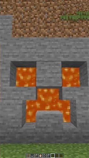 Minecraft lava Door…🤯(World's Smallest Violin) #minecraft #shorts