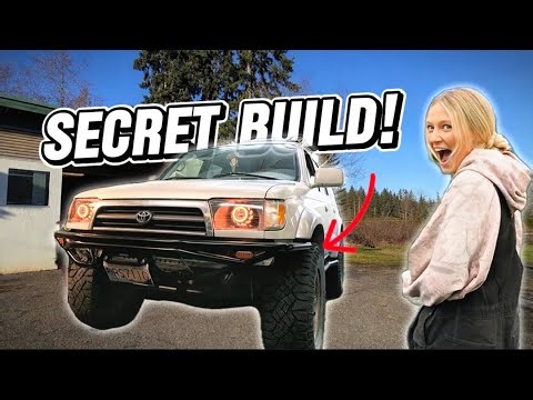 I Secretly Built Her Dream 4Runner! | DIY Tube Bumpers + Sliders
